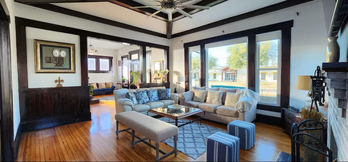 Spacious Living Room • Bright Open Layout & Classic Charm