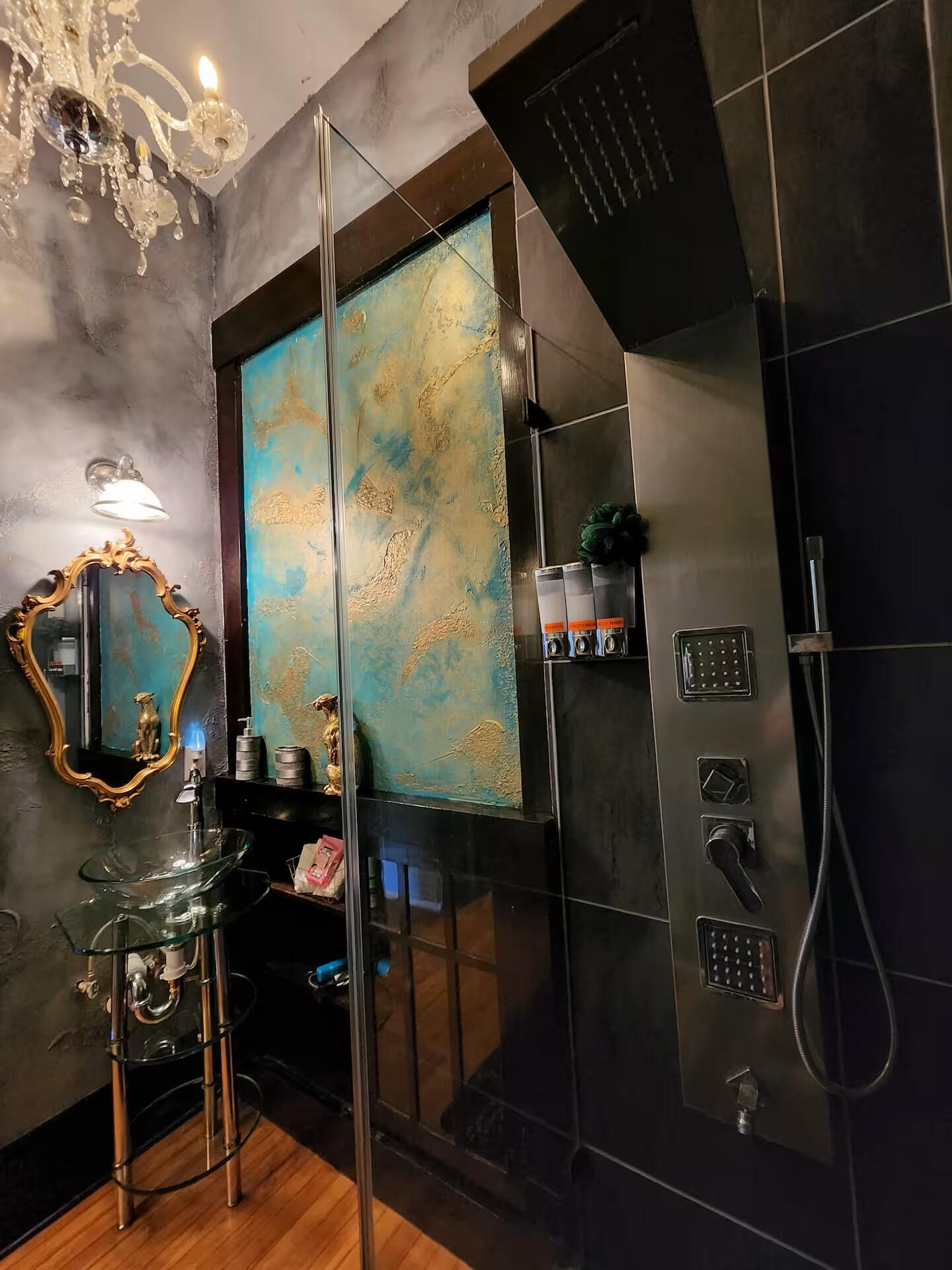 Custom Designer Bathroom • Walk-In Shower with Elegant Finishes